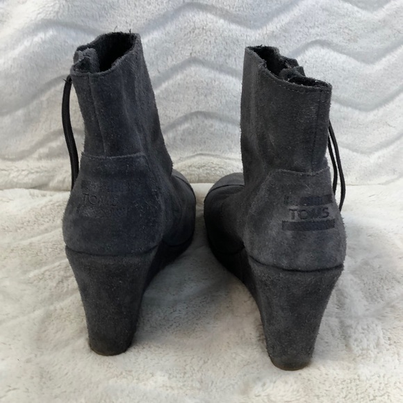Toms ankle wedge boots - Picture 4 of 9